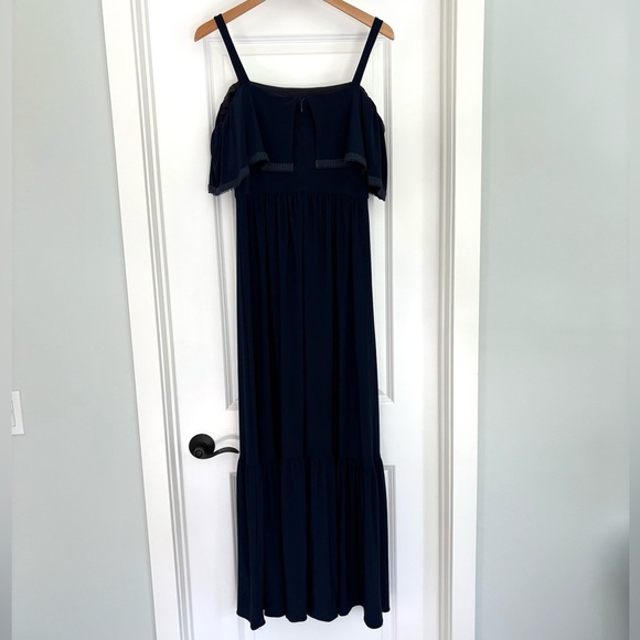 Eliza J Boho Tiered Maxi Dress Size 6 - Picture 5 of 8